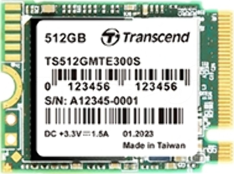 Накопитель SSD 256Gb Transcend MTE300S, 3D TLC NAND, M.2 2230,PCI-E 4x [ R/W - 2000/950 Mb/s]