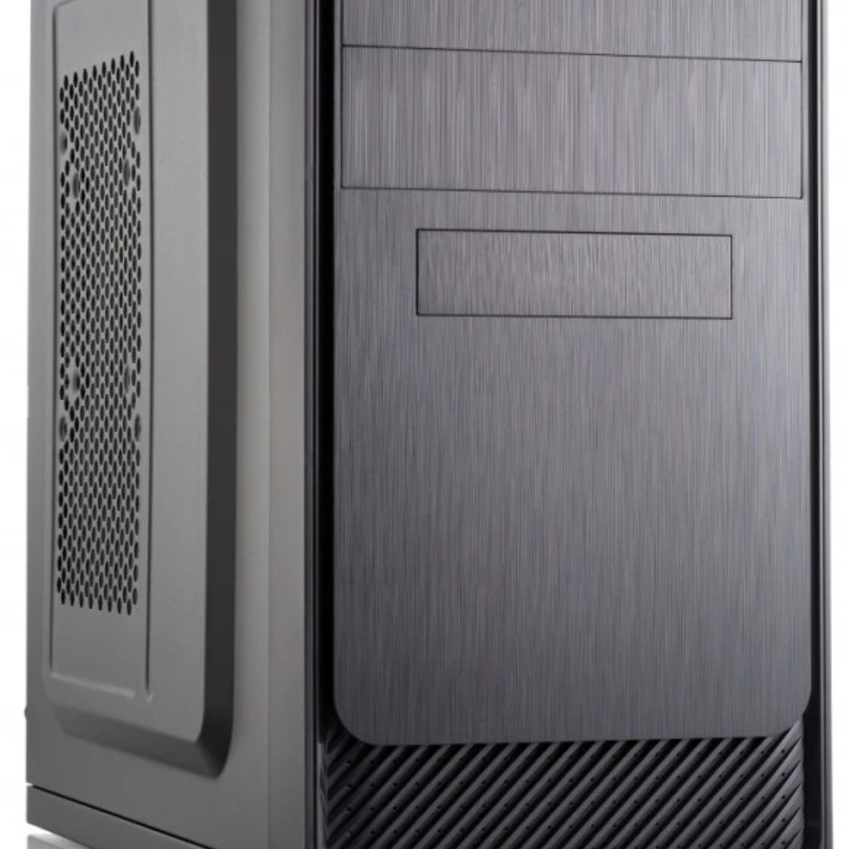 Компьютерный корпус с блоком питания 450Вт. Сase Forza mATX, 450W, 2xUSB 3.0, Black, w/o FAN, 12 см fan PSU, power cord