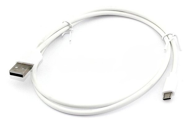 Дата-кабель Amperin USB-microUSB 1m 2A белый (YDS-C-AM)