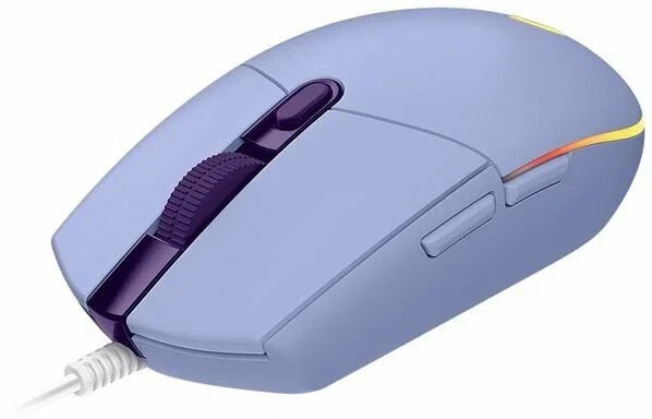 Мышь проводная Logitech G102 LIGHTSYNC фиолетовый, 8000 dpi, USB, кнопки - 6