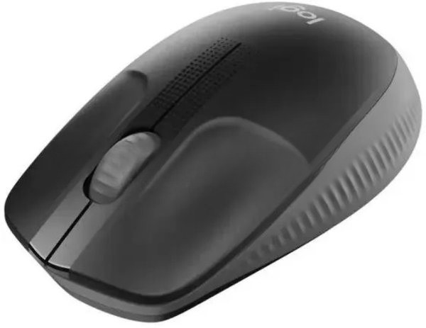 Мышь беспроводная Logitech M190 черный, 1000 dpi, радиоканал, USB, кнопки - 3