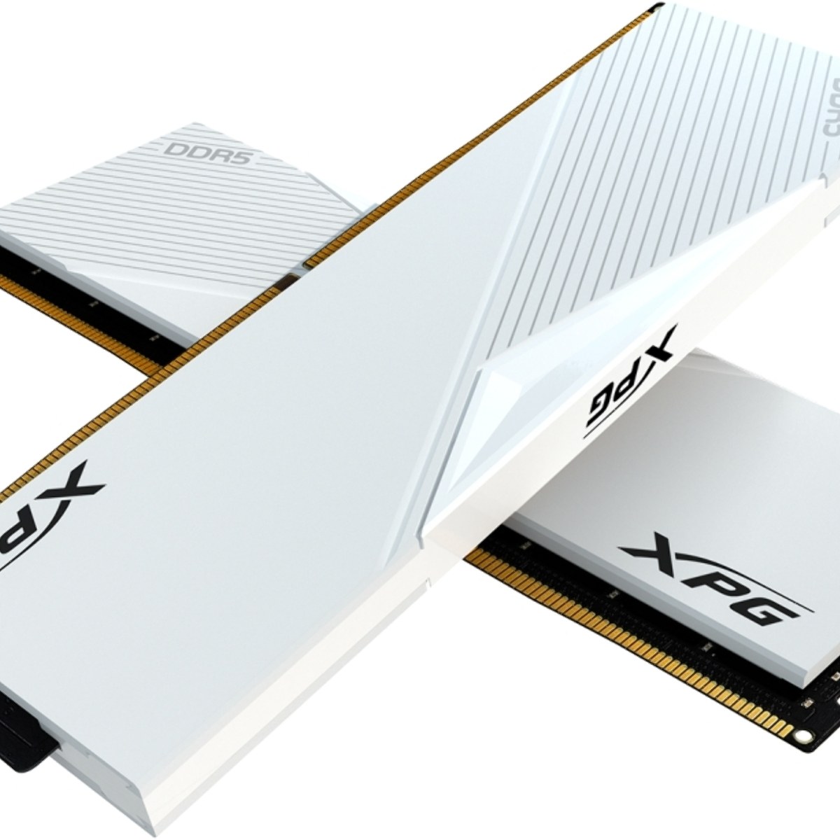 Оперативная память XPG Lancer, DDR5, 64GB (2x32GB), 6000MHz, CL30, DIMM, с радиаторами, белый