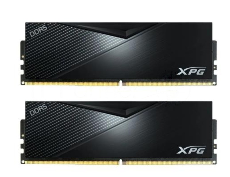Оперативная память XPG Lancer, DDR5, 64GB (2x32GB), 6000MHz, CL30, DIMM, с радиаторами, черный