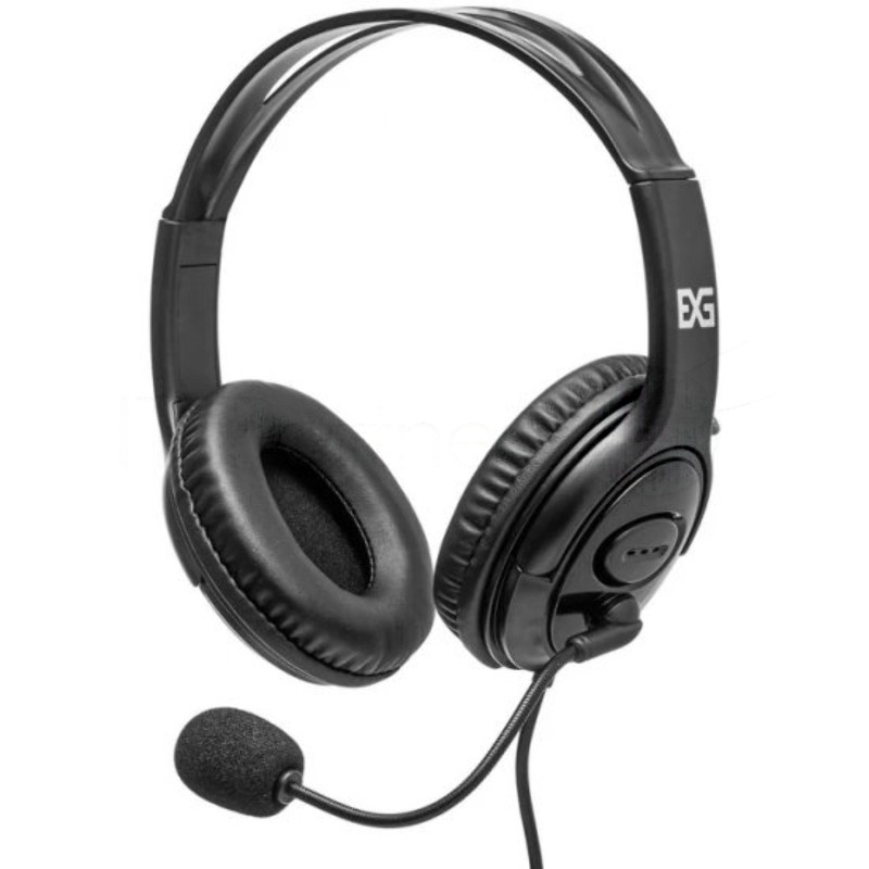 Гарнитура Exegate 960 USB Stereo чёрный, проводная, USB, регулятор громкости