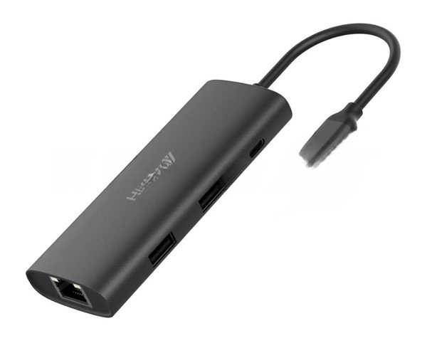 Разветвитель USB-C A4Tech DST-80C 2порт. серый