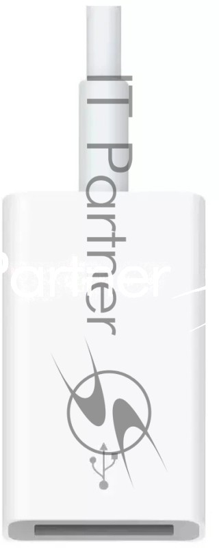 Адаптер Apple MJ1M2ZM/A USB-USB-C белый 0.11м (MJ1M2FE/A)
