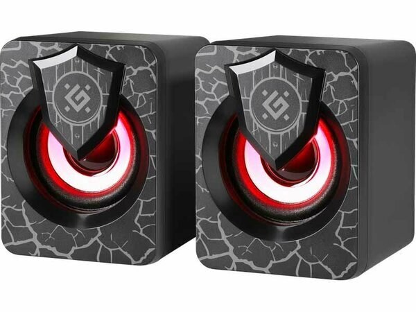 Акустическая 2.0 система Defender Onyx 6Вт, подсветка, питание от USB