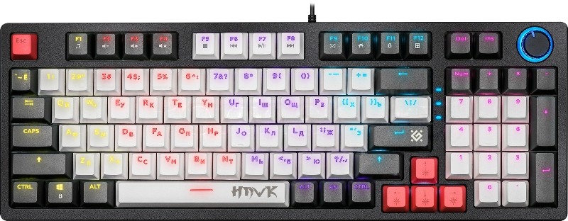 Клавиатура Defender Hawk GK-418 проводная, USB Type-A, чёрный