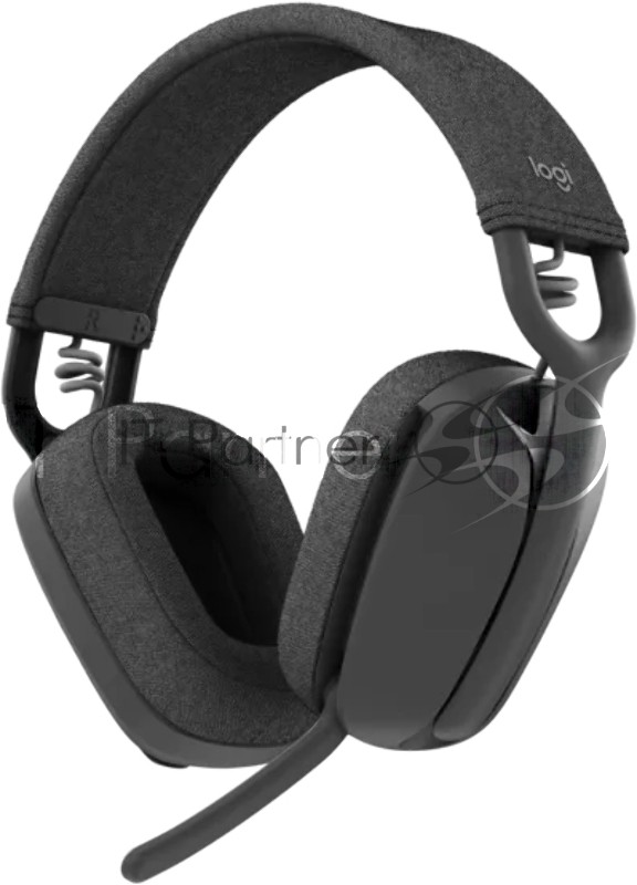 Гарнитура Logitech ZONE Vibe 100 серый, беспроводная, Bluetooth, до 20 ч
