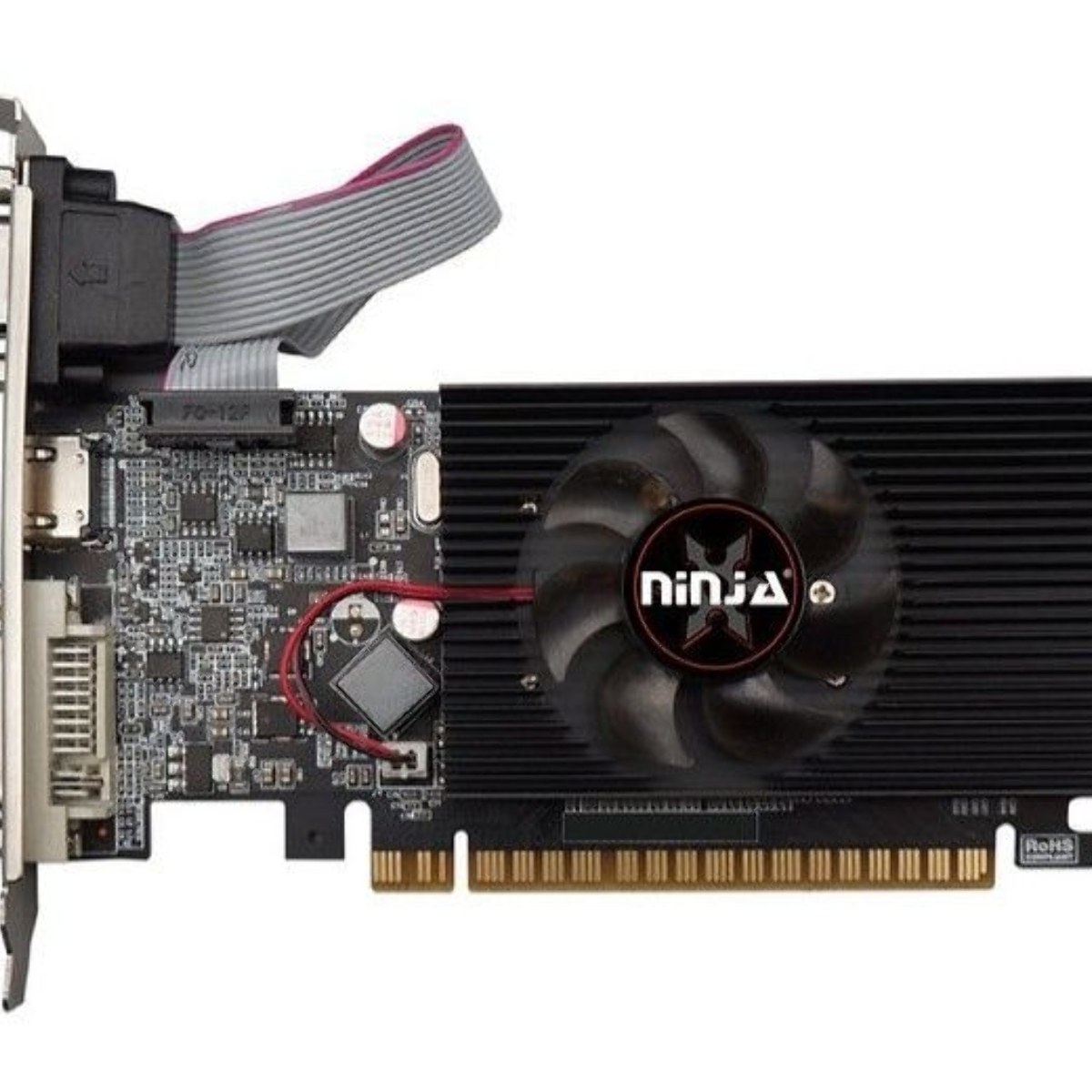 Видеокарта Sinotex GeForce GT 610, 2 GB DDR3, 64 bit, VGA, DVI-D, HDMI, GPU 810 MHz