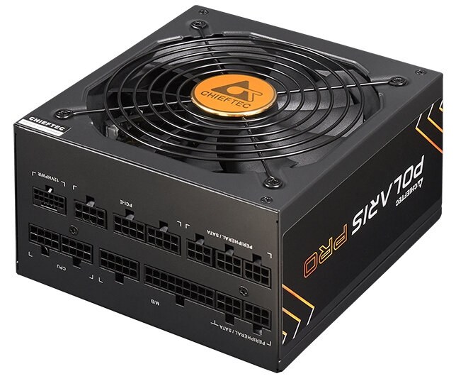 Блок питания Chieftec Polaris Pro PPX-1300FC-A3, 1300Вт, 80 PLUS Platinum, 135мм, модульный, черный