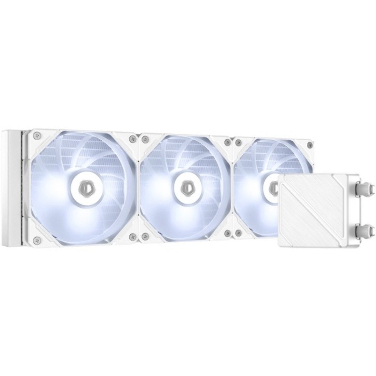 Система жидкостного охлаждения для процессора ID-COOLING DASHFLOW 360 BASIC WHITE белый 120мм алюминий+медь 1800rpm 35.2db 4-pin 350W