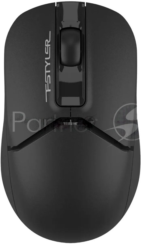 Мышь беспроводная A4Tech Fstyler FB12S черный, 1200 dpi, радиоканал, Bluetooth, USB, кнопки - 3