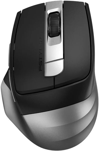 Мышь беспроводная A4Tech Fstyler FB35CS серый, 2000 dpi, Bluetooth / USB, Bluetooth / радиоканал, кнопки - 6