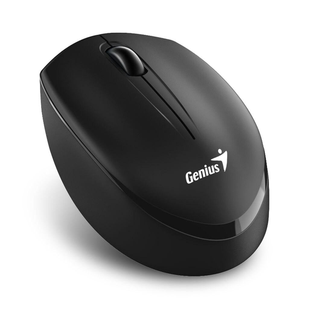 Мышь беспроводная Genius NX-7009 черный, 1200 dpi, радиоканал, USB, кнопки - 3