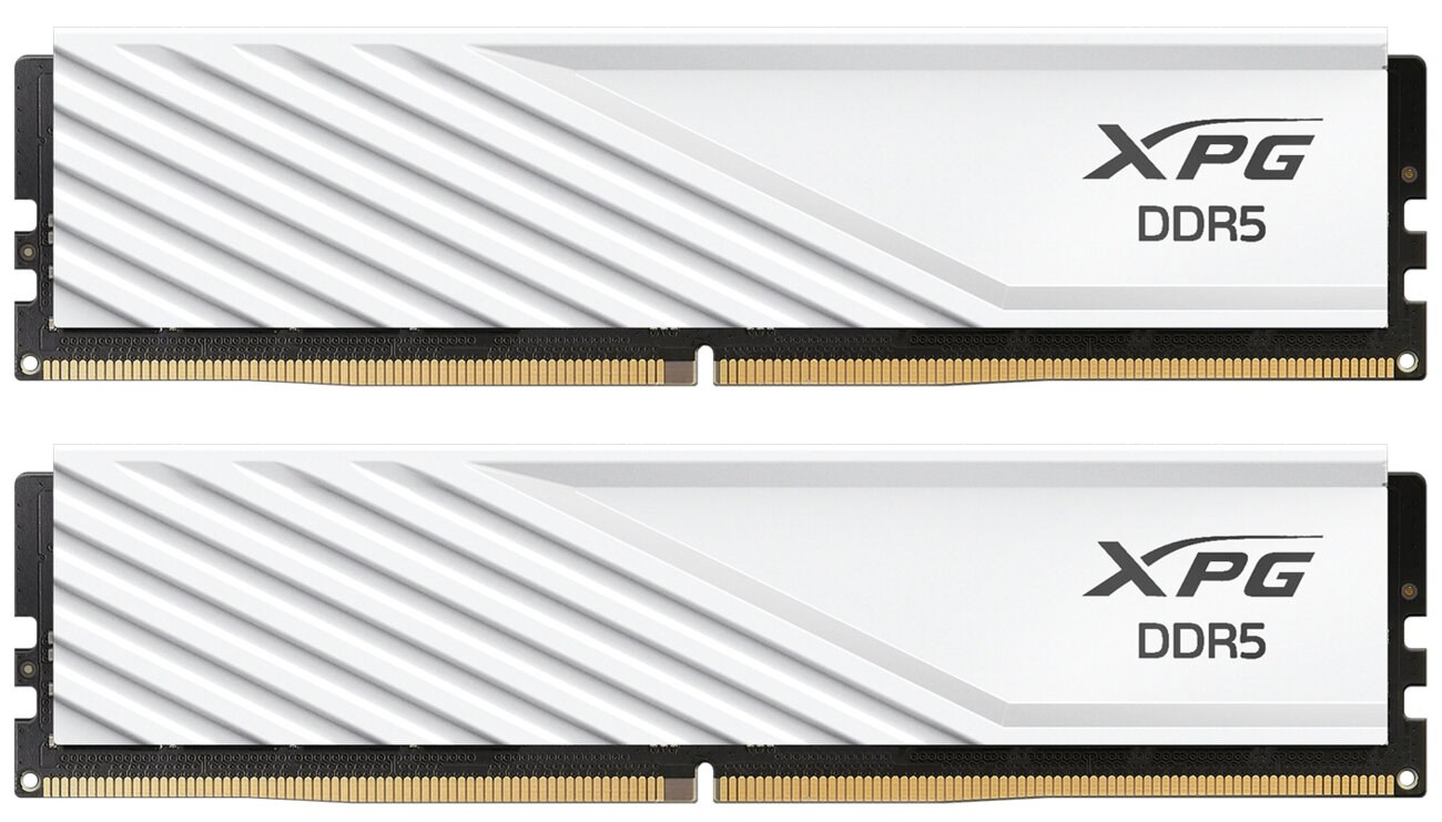 Оперативная память XPG Lancer Blade, DDR5, 32GB (2x16GB), 5600MHz, CL46, DIMM, с радиаторами, белый