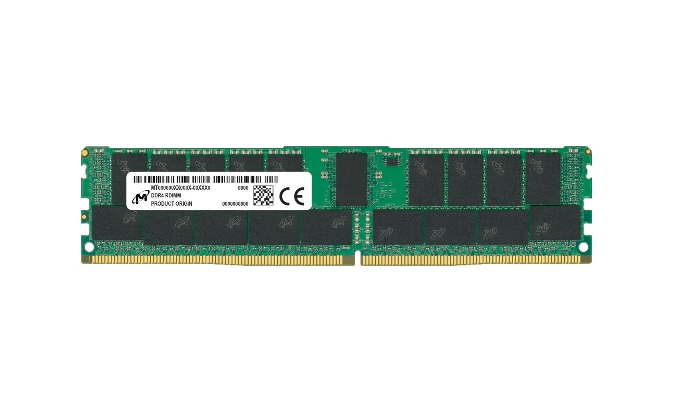 Оперативная память Micron DDR4 RDIMM 64GB 2Rx4 2933 MHz ECC Registered MTA36ASF8G72PZ-2G9, 1 year, OEM