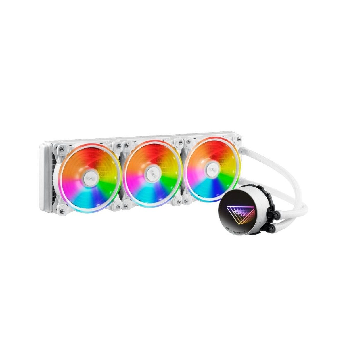 Система жидкостного охлаждения XPG Levante X 360, белый 120мм алюминий+медь 2000rpm 18.17db 4-pin 300W