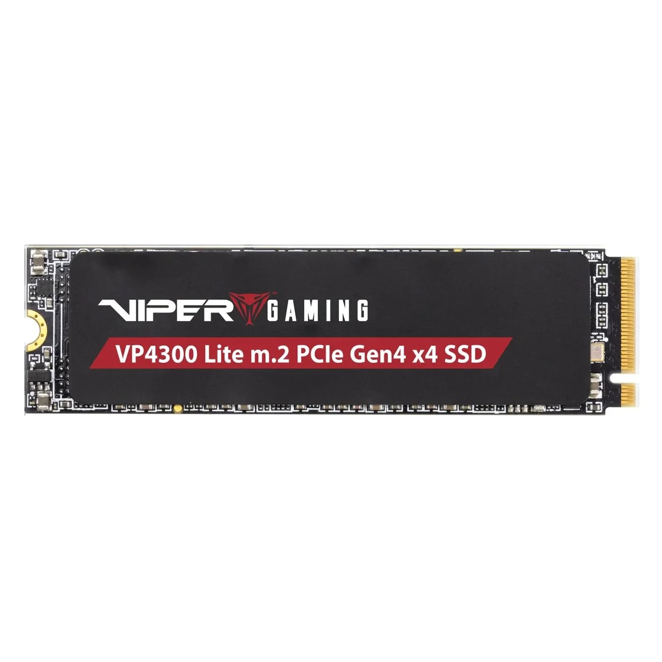 Накопитель SSD Patriot Viper VP4300 Lite, 2Tb, PCIe 4.0 x4, M.2 2280, NVMe, R/W 7400/6400, с радиатором