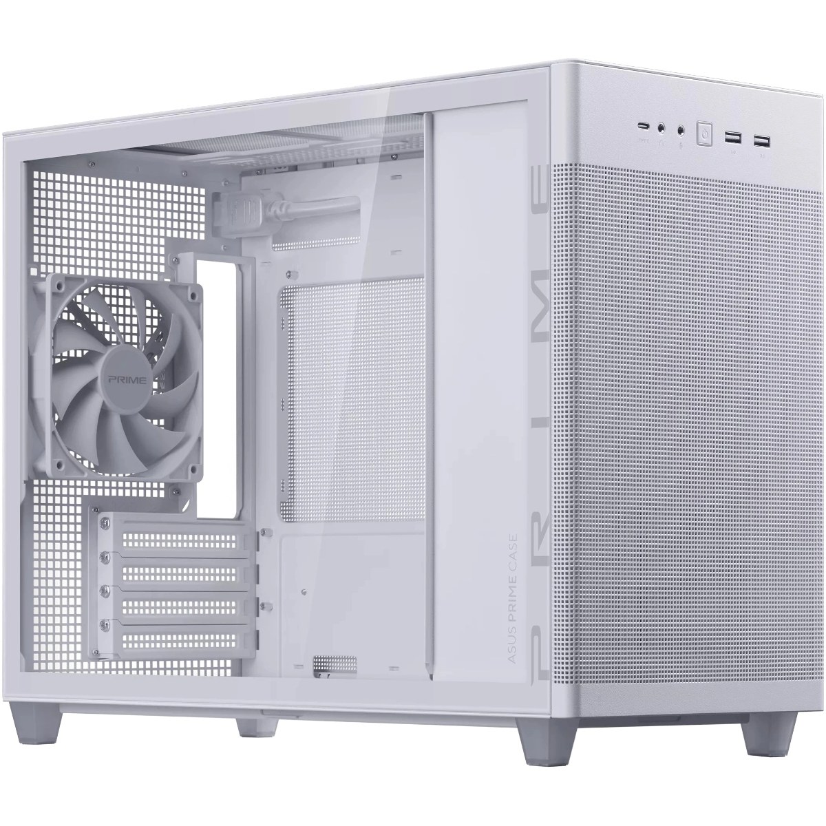 Компьютерный корпус Asus AP201 PRIME CASE TG WHITE AP201/WHT/TG