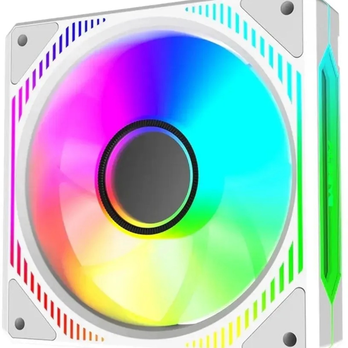 Вентилятор для корпуса Alseye Mirror-W-P белый, 120 мм, 2000 об/мин, 35.2 дБ, 4 pin