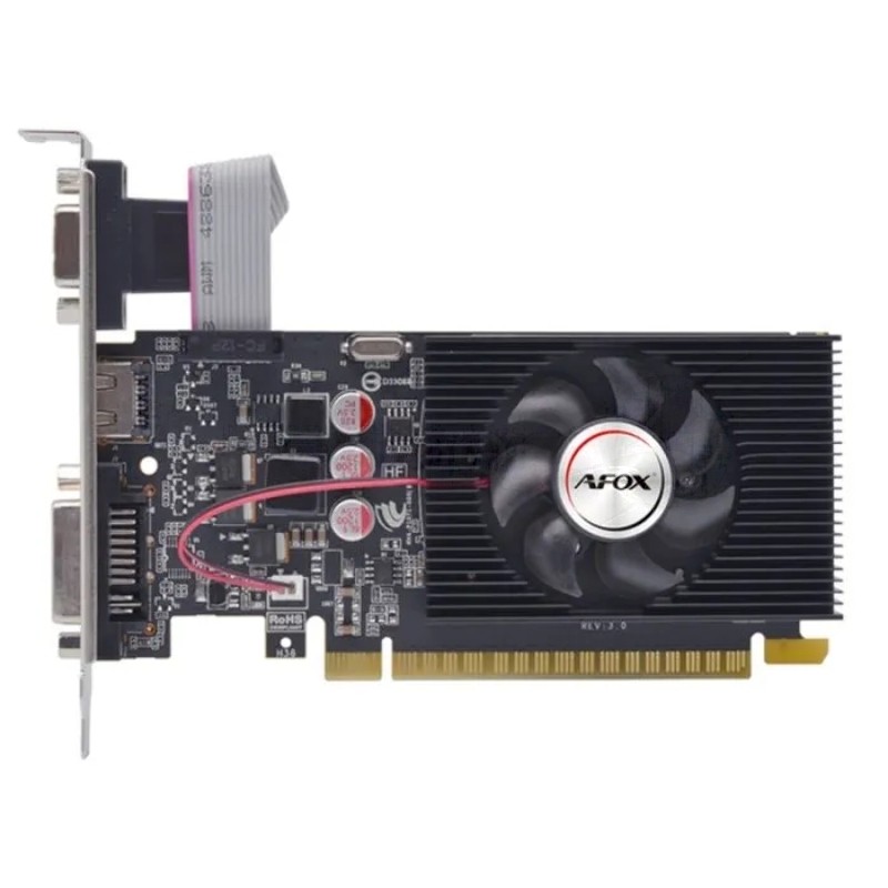 Видеокарта AFOX GeForce GT 240, 1 GB DDR3, 128 bit, DVI-I, HDMI, VGA, GPU 550 MHz