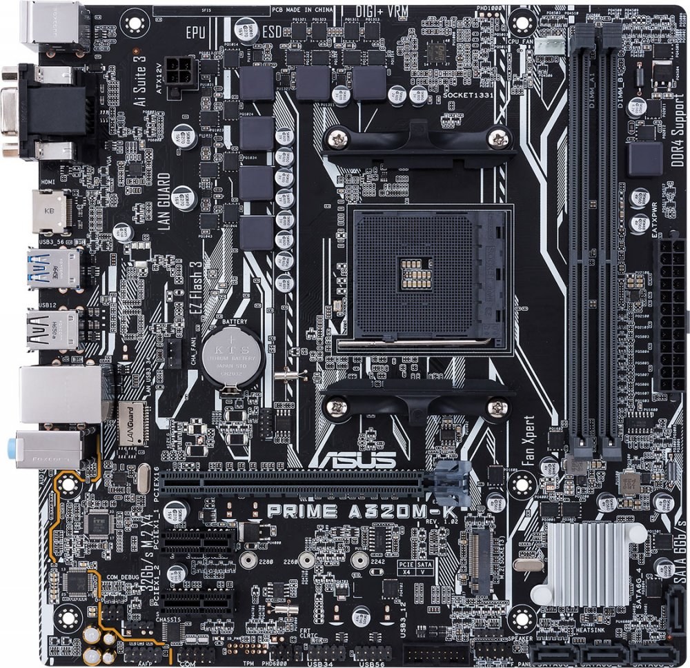 Материнская плата ASUS PRIME B760M-A D4-CSM, LGA 1700, Intel B760, 4xDDR4, 4xSATA, 2xM.2, 3xPCIe 4.0 x16, 1xPCIe 4.0 x4, 1xPCIe x1, 2xHDMI, 1xDP, 1x 2.5Gb LAN, 2xUSB-A 3.2 Gen 2, 4xUSB-A 2.0, 3x3.5 мм, 7.1, mATX