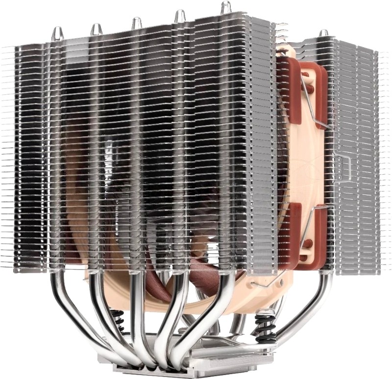 Кулер для процессора Noctua NH-D12L, 120 мм, алюминий/медь, 2000 об/мин, 22.6 дБ, 4-pin PWM, 148 Вт, высота 145 мм, без подсветки
