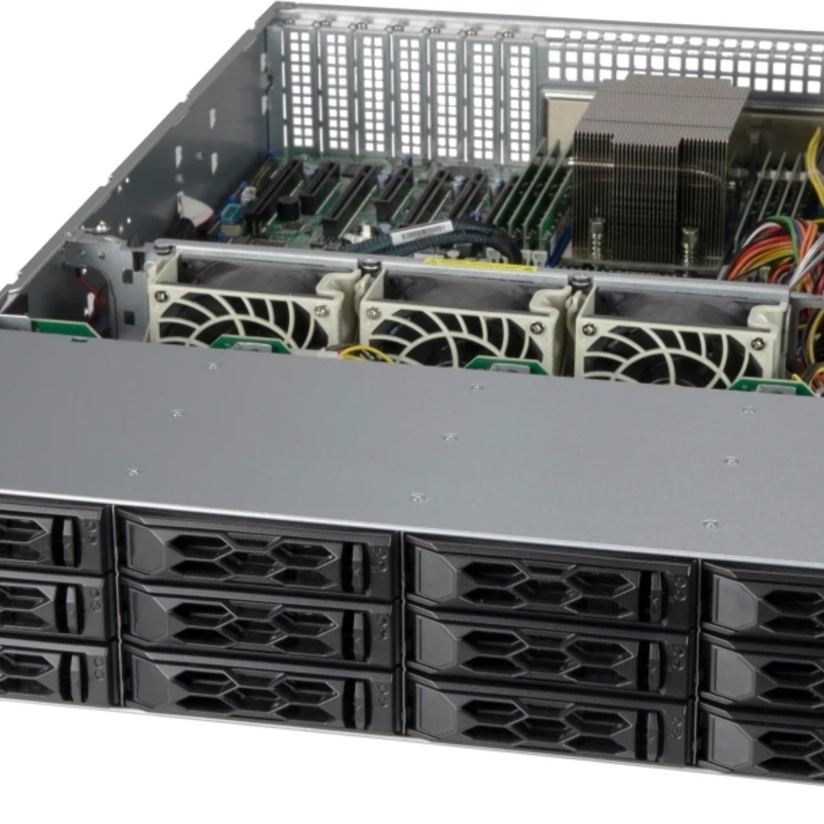 Серверный корпус NR Black 2U SCLA26 LP chassis w/ Red. 920W PWS and Std. pac