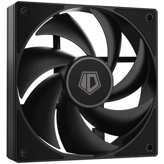 Вентилятор для корпуса ID-Cooling AF-125-K черный, 120 мм, 2000 об/мин, 29.85 дБ, 4 pin