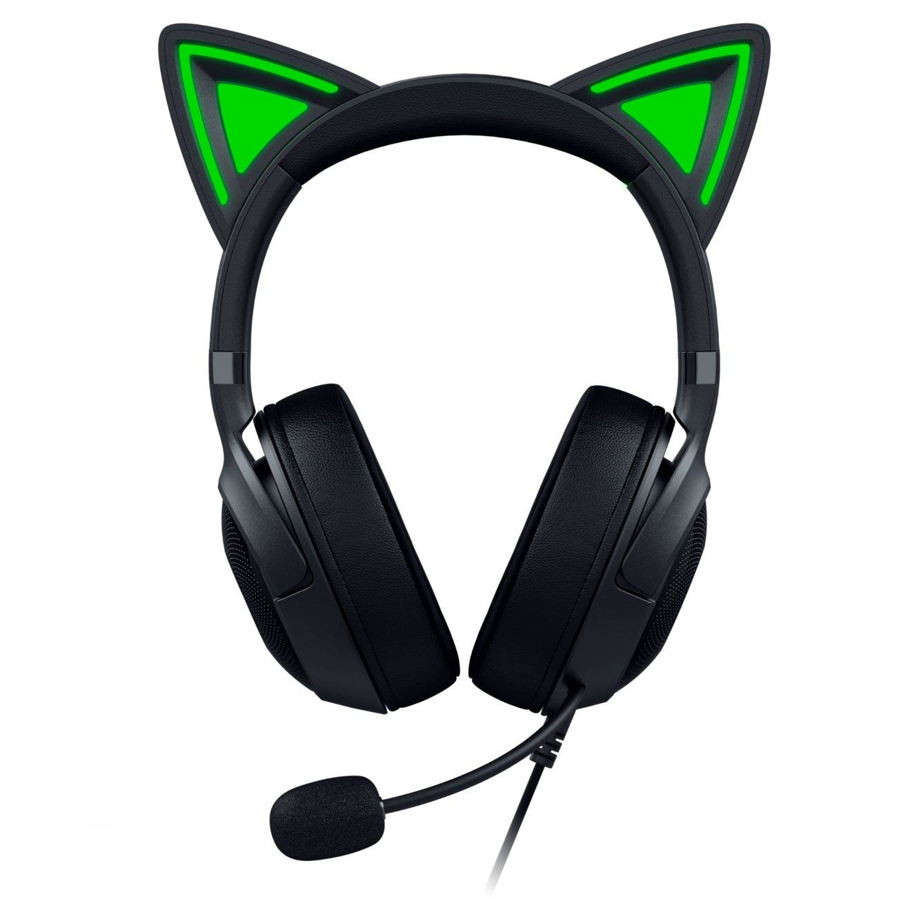 Гарнитура Razer Kraken Kitty V2 чёрный, проводная, USB, подсветка