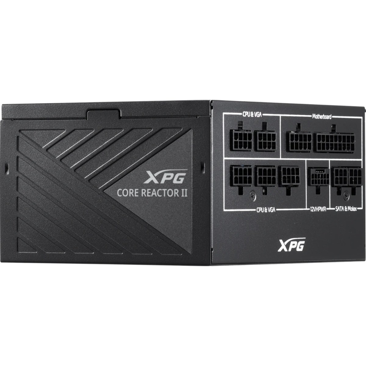 Блок питания ADATA XPG Core Reactor II 850 (COREREACTORII850G-BKCEU), 850Вт, 80 PLUS Gold, 120мм, модульный, черный