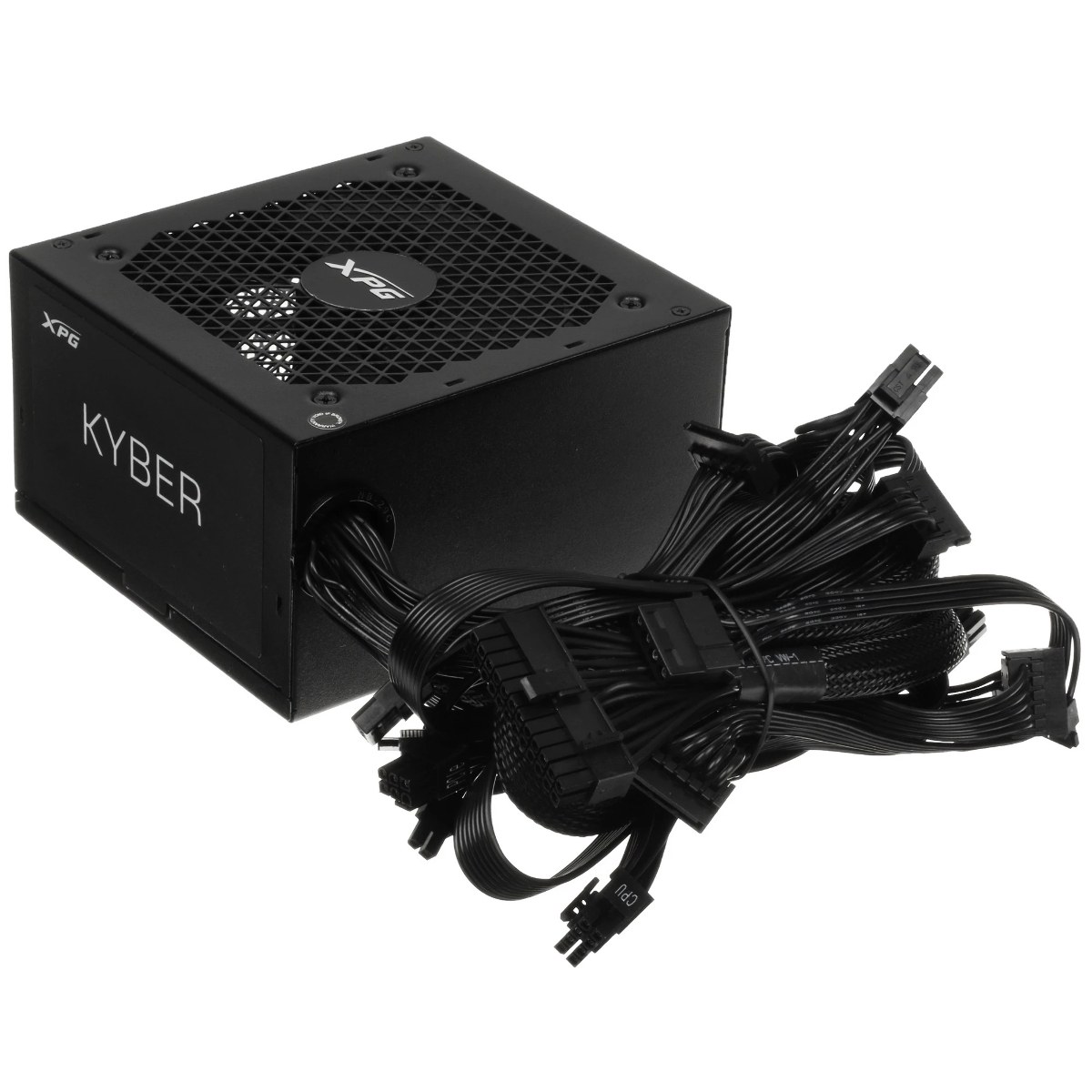 Блок питания ADATA XPG KYBER 650 RTL (KYBER650G-BKCEU), 650Вт, 80 PLUS Gold, 120мм, черный