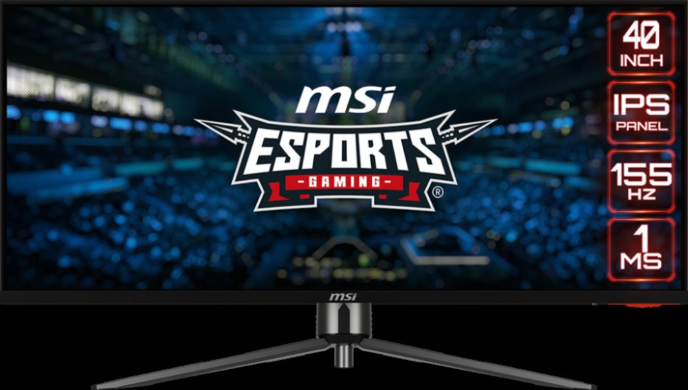 Монитор 40" MSI MAG401QR IPS 3440x1440, 155 Гц, 1 мс, 21:9, 400 кд/м², 2xHDMI 2.0, DP, USB-C, USB Hub, динамики, черный