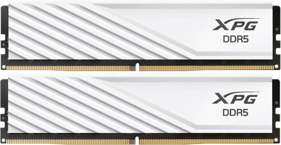 Оперативная память XPG Lancer Blade, DDR5, 32GB (2x16GB), 6000MHz, CL30, DIMM, с радиаторами, белый