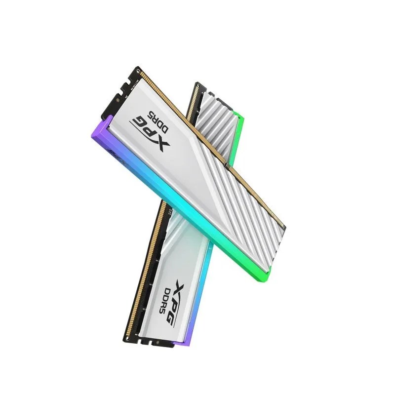 Оперативная память XPG Lancer Blade, DDR5, 32GB (2x16GB), 6400MHz, CL32, DIMM, с радиаторами, RGB, белый