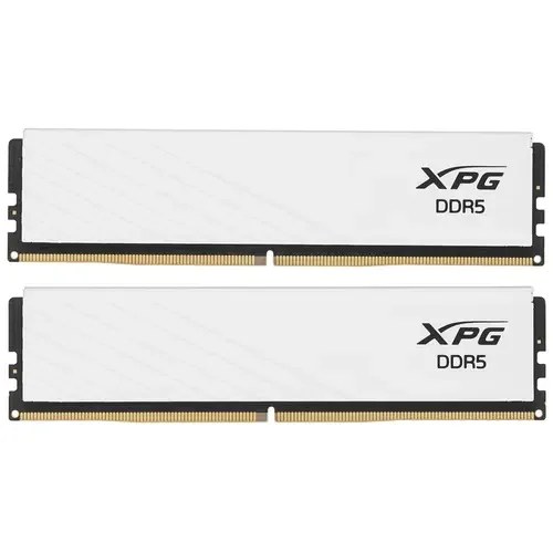Оперативная память XPG Lancer Blade, DDR5, 32GB (2x16GB), 6400MHz, CL32, DIMM, с радиаторами, белый