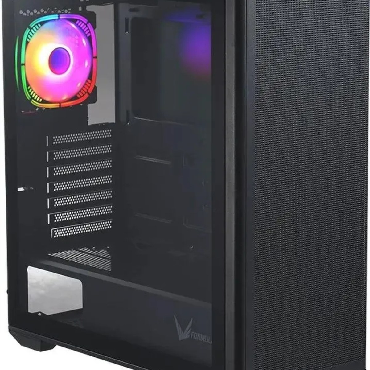 Компьютерный корпус AeroCool/Formula Air Power G5 Plus черный без БП ATX 4x120мм 2xUSB 2.0 1xUSB3.1 audio bott PSU