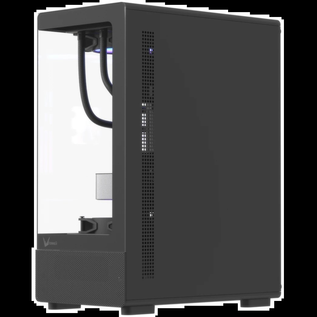 Компьютерный корпус AeroCool/Formula Crystal Z1 черный без БП ATX 2xUSB 2.0 1xUSB 3.0 audio bott PSU