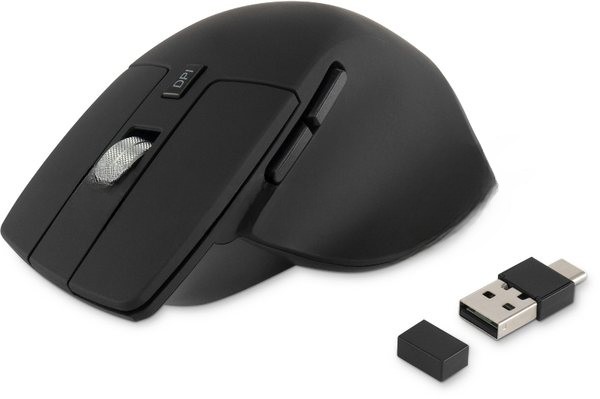 Мышь беспроводная Oklick 503MW черный, 2400 dpi, радиоканал, Bluetooth, USB, кнопки - 6