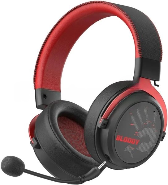 Гарнитура Bloody MR590 Sports Red красный/чёрный, беспроводная + проводная, Bluetooth, до 35 ч