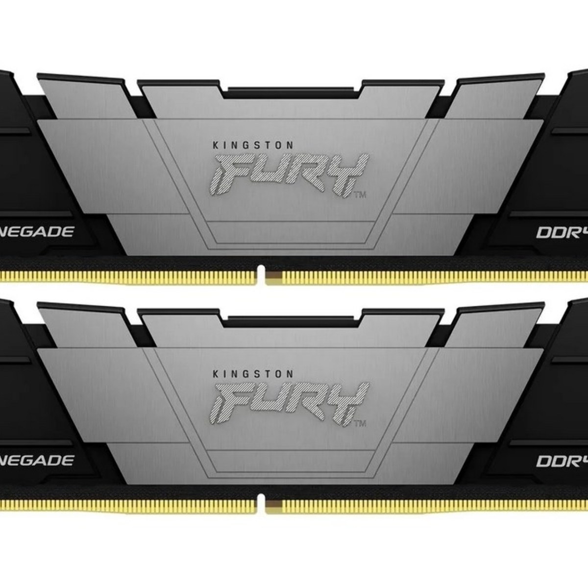 Оперативная память Kingston Fury Renegade, DDR4, 64GB (2x32 GB), 3200 MHz, CL16, DIMM, с радиатором, черный