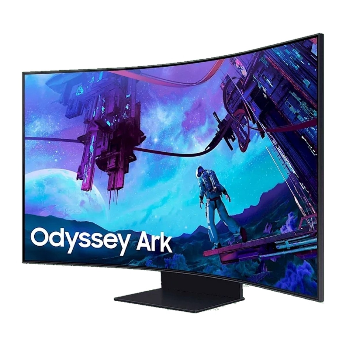 Монитор 55" Samsung Odyssey Ark S55CG97WNI VA 3840x2160, 165 Гц, 1 мс, 16:9, 600 кд/м2, 3xHDMI, 1хDP, 1хEthernet, 1x3.5 мм, 2хUSB, изогнутый, черный