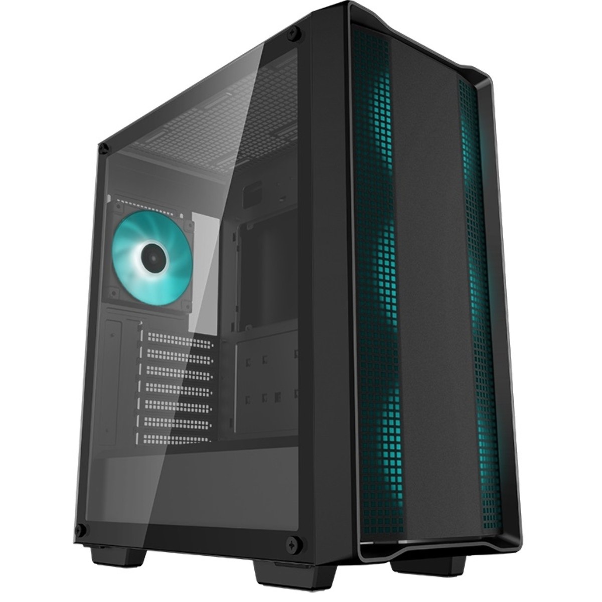 Компьютерный корпус Deepcool CC560 V2 черный без БП ATX 4x120мм 1xUSB 2.0 1xUSB 3.0 audio bott PSU