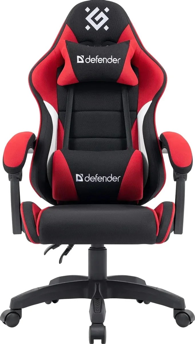 Кресло игровое Defender Sorrento черный/Красный, класс 3, ткань