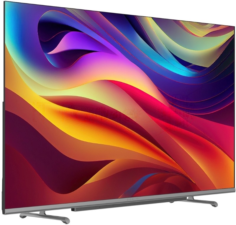 Телевизор Digma 65" Pro 65L черный QLED UHD 120Hz GoogleTV