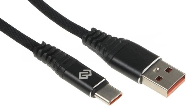 Кабель Digma DG-USBA-С-2M-27W USB (m)-USB Type-C (m) 2м черный