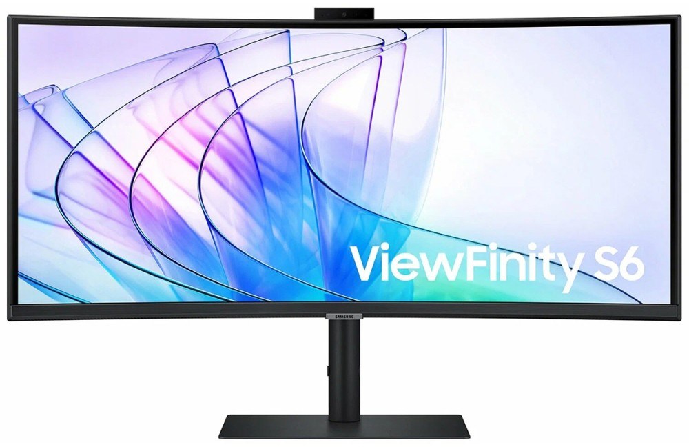 Монитор 34" Samsung ViewFinity S6 S34C650UAIXCI VA 3440x1440, 100 Гц, 5 мс, 21:9, 350 кд/м², 1xHDMI, 1xDP, 3xUSB, 1xUSB-C, 1xUSB-B, 1x3.5 мм, 2x5 Вт, изогнутый R1000, черный