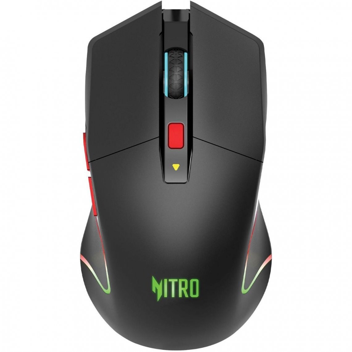 Мышь беспроводная Acer Nitro OMR304 черный, 3200 dpi, радиоканал, Bluetooth, USB, кнопки - 8