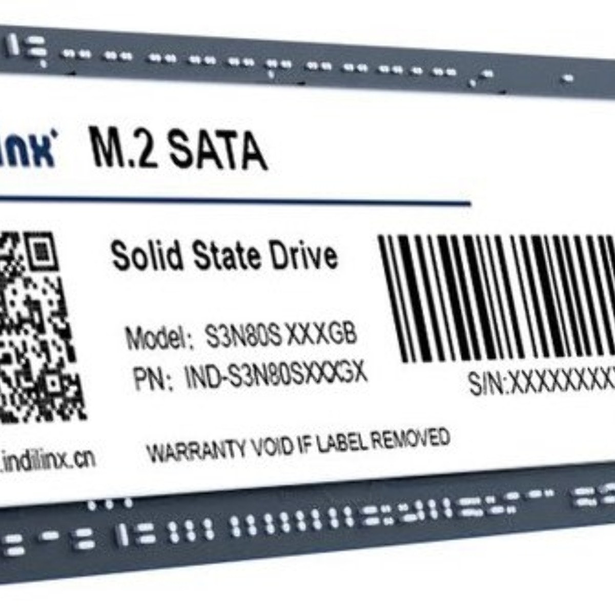 Накопитель SSD Indilinx IND-4XN80S, 1Tb, PCIe 3.0 x4, M.2 2280, NVMe, R/W 2300/1600